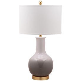 Alfio Single-Light Table Lamp - Gray/White