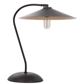 Orla Single-Light Table Lamp - Wood Finish