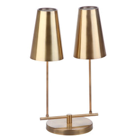 Rianon Two-Light Table Lamp - Brass Gold
