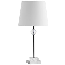 Procton Single-Light Table Lamp - Clear/Chrome
