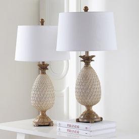 Briar Two-Light Table Lamps Set of 2 - Antique Cream/Brown