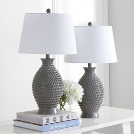 Rosten Two-Light Table Lamps Set of 2 - Gray