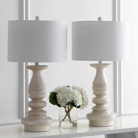 Jareth Single-Light Table Lamps Set of 2 - White