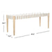 BCH1001B Decor/Furniture & Rugs/Ottomans Benches & Small Stools