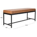 BCH6204A Decor/Furniture & Rugs/Ottomans Benches & Small Stools