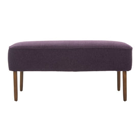 Levi Bench - Plum/Natural Oak