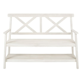 Mayer Outdoor Bench - White