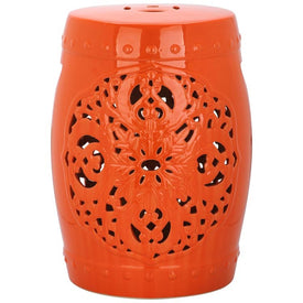 Flora Garden Stool - Orange