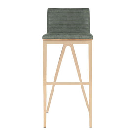 McKay Bar Stool - Ash Green/Copper