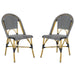 FOX5210H-SET2 Outdoor/Patio Furniture/Outdoor Chairs