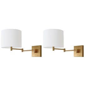 Lillian Two-Light Wall Sconces Set of 2 - Gold