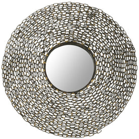 Jeweled Chain Wall Mirror - Natural