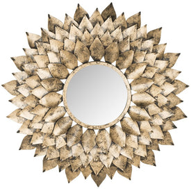 Provence Sunburst Wall Mirror - Gold