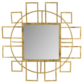 Matrix Wall Mirror - Gold
