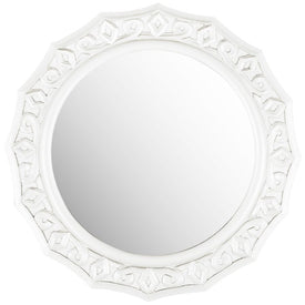 Gossamer Lace Wall Mirror - White