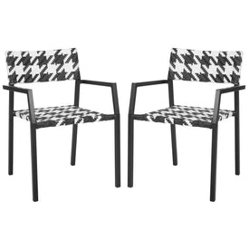 Halden Armchairs Set of 2 - White/Black