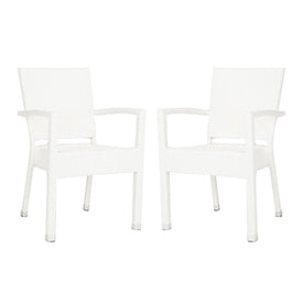 Kelda Stacking Armchairs Set of 2 - White