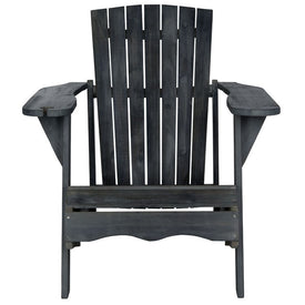Vista Wine Glass Holder Adirondack Chair - Dark Slate Gray