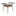 Ian Three Circle Accent Table - Rustic Honey/Gold