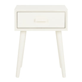 Lyle Single-Drawer Side Table - Antique/White