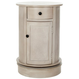 Tabitha Swivel Accent Table - Vintage Gray
