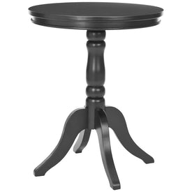 Vivienne Round Top Side Table - Black