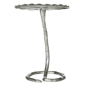 Justina Side Table - Silver