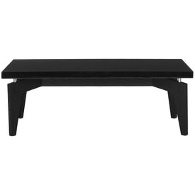 Josef Retro Lacquer Floating Top Coffee Table - Black