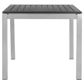 Onika Square Dining Table - Black/Gray