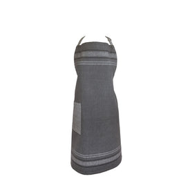 DII Gray Chambray French Stripe Chef Apron