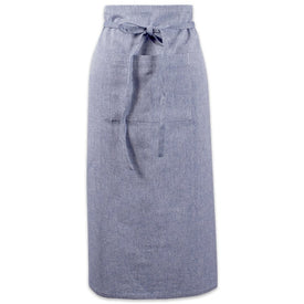 DII Blue Solid Chambray Bistro Apron