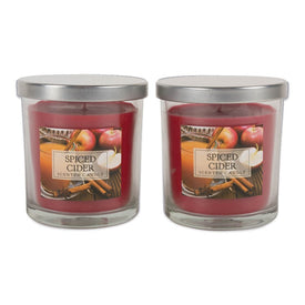 DII Spiced Cider Single-Wick Candles Set of 2