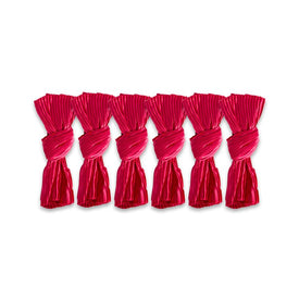 DII Red Satin Knot 20" x 20" Napkins Set of 6