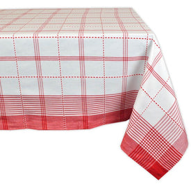 DII Country Plaid 120" x 60" Tablecloth