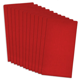 DII Tango Red Buffet 18" x 18" Napkins Set of 12
