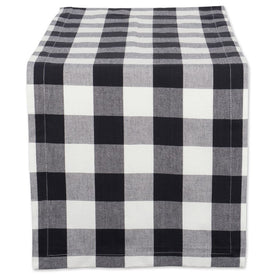 DII Black Buffalo Check 72" x 14" Table Runner