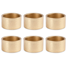 DII Gold Round Painted Acrylic Napkin Rings Set of 6