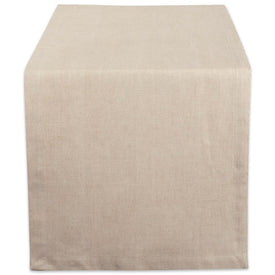 DII Natural Solid Chambray 72" x 14" Table Runner