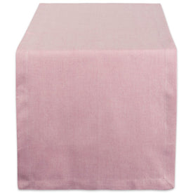 DII Rose Solid Chambray 72" x 14" Table Runner