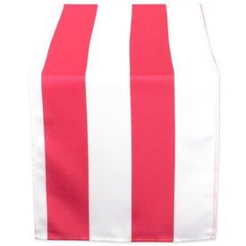 DII Coral Cabana Stripe Outdoor 108" x 14" Table Runner