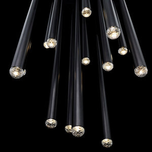 PD-41715R-BK Lighting/Ceiling Lights/Chandeliers