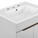 EEI-3633-GRY-WHI Bathroom/Vanities/Single Vanity Cabinets with Tops