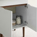 EEI-3633-GRY-WHI Bathroom/Vanities/Single Vanity Cabinets with Tops