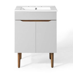 EEI-3633-GRY-WHI Bathroom/Vanities/Single Vanity Cabinets with Tops