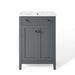 EEI-3875-GRY Bathroom/Vanities/Single Vanity Cabinets Only