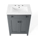 EEI-3875-GRY Bathroom/Vanities/Single Vanity Cabinets Only