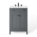 EEI-3875-GRY Bathroom/Vanities/Single Vanity Cabinets Only