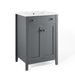 EEI-3875-GRY Bathroom/Vanities/Single Vanity Cabinets Only