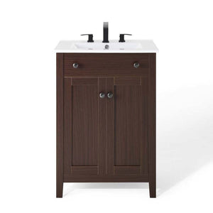 EEI-3876-WAL Bathroom/Vanities/Single Vanity Cabinets Only