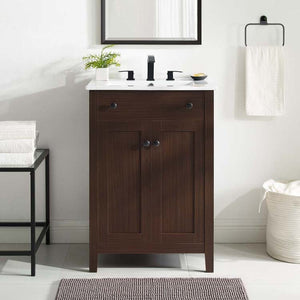 EEI-3876-WAL Bathroom/Vanities/Single Vanity Cabinets Only